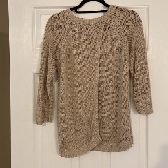 Aritzia cream knit sweater with Italian yarn - Picture 6 of 6